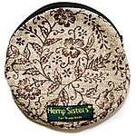 Floral Hemp Coin Purse
