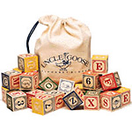 Natural Wooden ABC Blocks