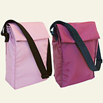 ACME Bags -- Large Insulated Lunch Bag, Pink and Berry