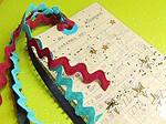 Vintage LIBRARY CARD BOOKMARK Remade Repurposed Recycle Retro